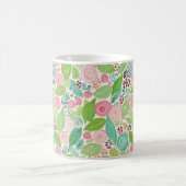 Mooiste bloemontwerp koffiemok (Center)