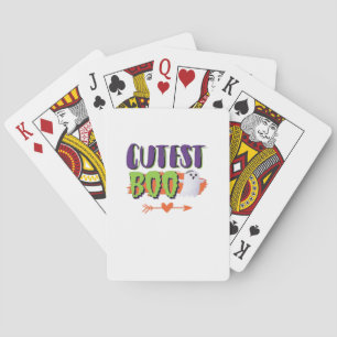 Mooiste Boo Halloween Grappig Informeel Pokerkaarten