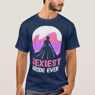 Mooiste Bruid Ooit Bachelorette Lieve Trouwfeest T-shirt