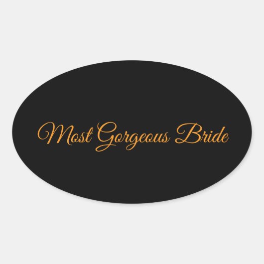 Mooiste bruid voor stickers (Voorkant)