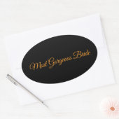 Mooiste bruid voor stickers (Envelop)