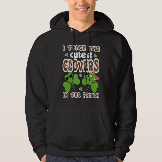 Mooiste C in de Patch Leraar Kinderen St. Patricks Hoodie (Voorkant)