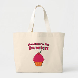 Mooiste Cupcake Spreuk Grote Tote Bag