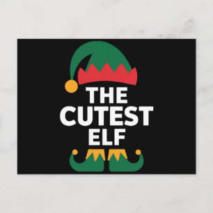 Mooiste Elf Overeenkomstige Familie Kerstmis  Briefkaart