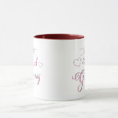 Mooiste Grammy nep glitters roze paars Mok (Midden)