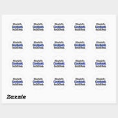 Mooiste Honkbalcoach Ter Wereld Ronde Sticker (Vel)