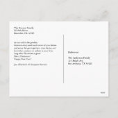 Mooiste Kerstmis Familie Foto Feestdagenkaart (Achterkant)