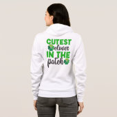 Mooiste klaver in de patch-61106 hoodie (Achterkant volledig)