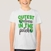Mooiste klaver in de patch-61106 Tri-Blend shirt (Voorkant)