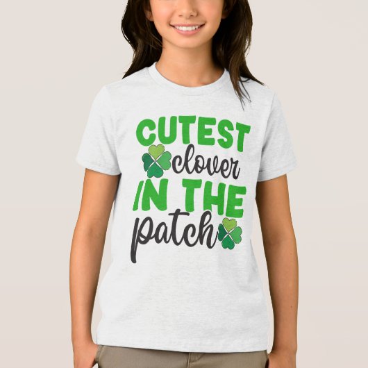 Mooiste klaver in de patch-61106 Tri-Blend shirt (Voorkant)