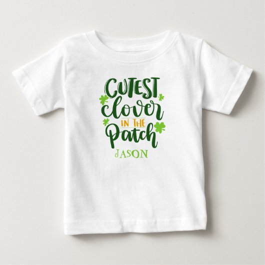 Mooiste klaver in de patch St Paddy grappige quote (Voorkant)