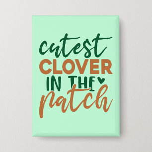 Mooiste klaver in de patch St. Patrick-60863 Button