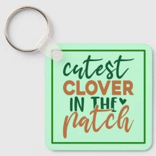 Mooiste klaver in de patch St. Patrick-60863 Sleutelhanger