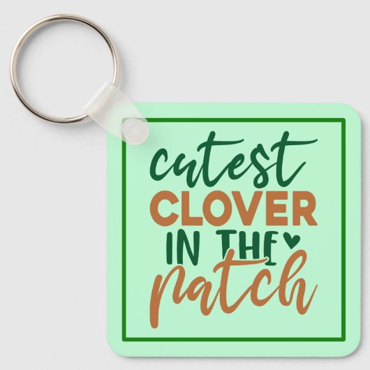 Mooiste klaver in de patch St. Patrick-60863 Sleutelhanger (Voorkant)