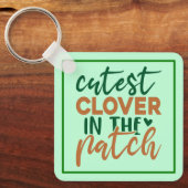 Mooiste klaver in de patch St. Patrick-60863 Sleutelhanger (Voorkant)