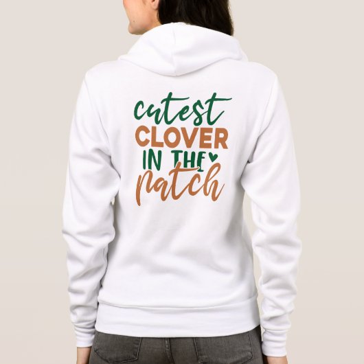 Mooiste klaver in de patch St Patrick's-60863 Hoodie (Achterkant)