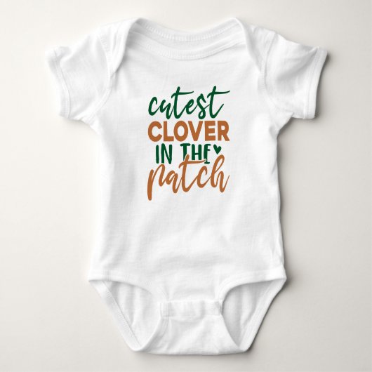 Mooiste klaver in de patch St. Patrick's-60863 Romper (Voorkant)