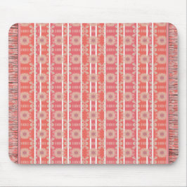 Mooiste kleine koraalbloemige vloerkleedstijl muismat