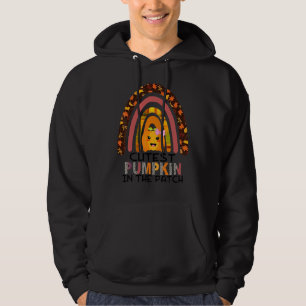 Mooiste Koelste Pompoen In De Lap Luipaard Regenbo Hoodie
