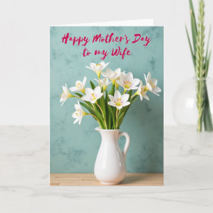 Mooiste Moeder Bloem Kunstkaart Kaart