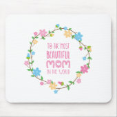 Mooiste moeder Moederdag | Muismat (Voorkant)