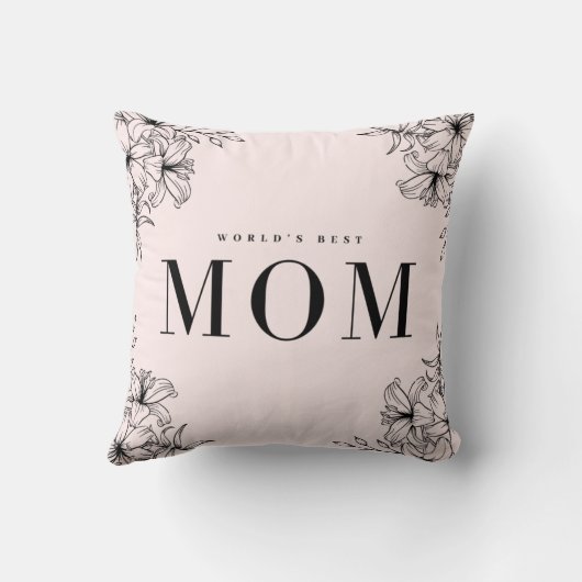 MOOIste MOEDER VAN DE WERELD Kussen (Achterkant)