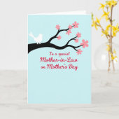Mooiste Moederdag Boom Card Kaart (Gele Bloem)