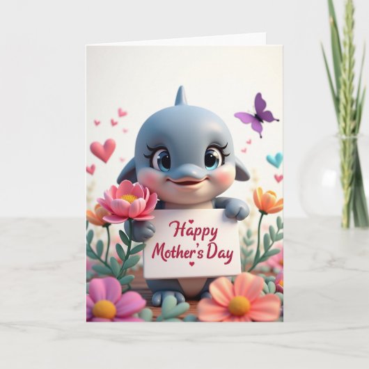 Mooiste Moederdag Knuffelkaart Kaart (Voorkant)