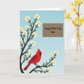 Mooiste Moederdag Omi Kaart (Gele Bloem)