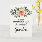 Mooiste Oma Dag Bloem Kaart (Gele Bloem)