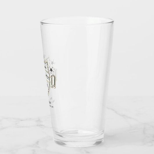 Mooiste OOM TER Wereld Gepersonaliseerd BIERPINT G Glas (Links)