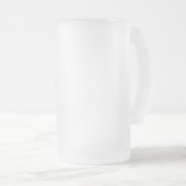 Mooiste papa van de wereld matglas bierpul (Voorkant rechts)