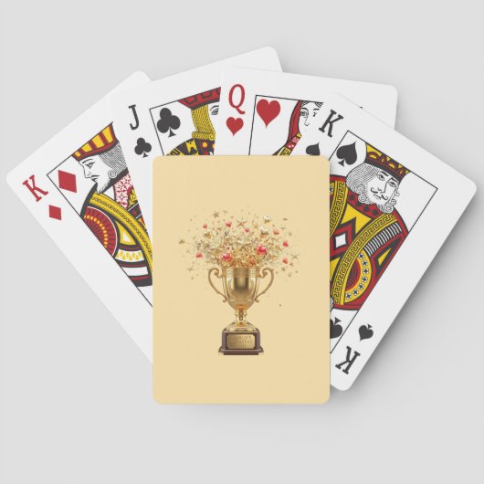 Mooiste papa van de wereld pokerkaarten (Achterkant)