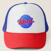 Mooiste papa van de wereld trucker pet (Voorkant)