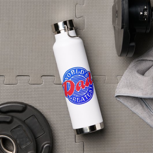 Mooiste papa van de wereld waterfles (Gym)