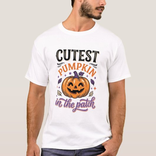 Mooiste Pompoen In De Patch Halloween Shirt Ontwer (Voorkant)