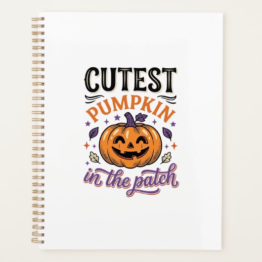 Mooiste Pompoen In De Patch Halloween Shirt Ontwer Planner (Voorkant)