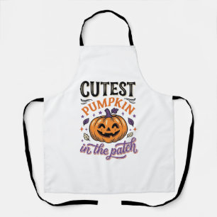 Mooiste Pompoen In De Patch Halloween Shirt Ontwer Schort
