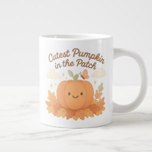 Mooiste Pompoen In De Patch Pastel Herfst Design Grote Koffiekop