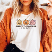 Mooiste Pompoen in de Patch Retro Halloween Tri-Blend Shirt