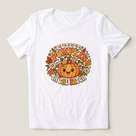 Mooiste Pompoen in de Patch Vrouwen Herfst T-Shirt