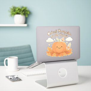 Mooiste Pompoen In Het Veld Mooie Herfst Halloween Sticker