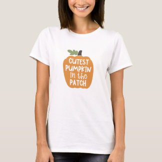Mooiste Pompoen In Het Veld Schattig Herfst Najaar T-shirt