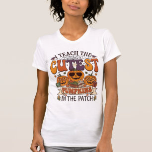Mooiste Pompoenen Halloween Leraar Bril Boeken_1 T-shirt