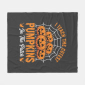 Mooiste Pompoenen In De Patch Leraar Halloween_1 Fleece Deken (Voorkant (Horizontaal))