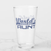 Mooiste Tante van de Wereld Glas (Voorkant)