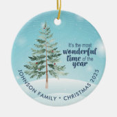 Mooiste tijd  foto keramisch ornament (Voorkant)