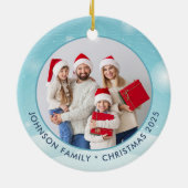 Mooiste tijd  foto keramisch ornament (Achterkant)