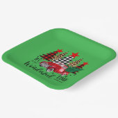 "Mooiste tijd" vakantie Papieren Bordje (Gebogen)