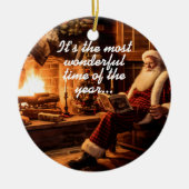 Mooiste Tijd van het Jaar Kerst Ornament (Voorkant)